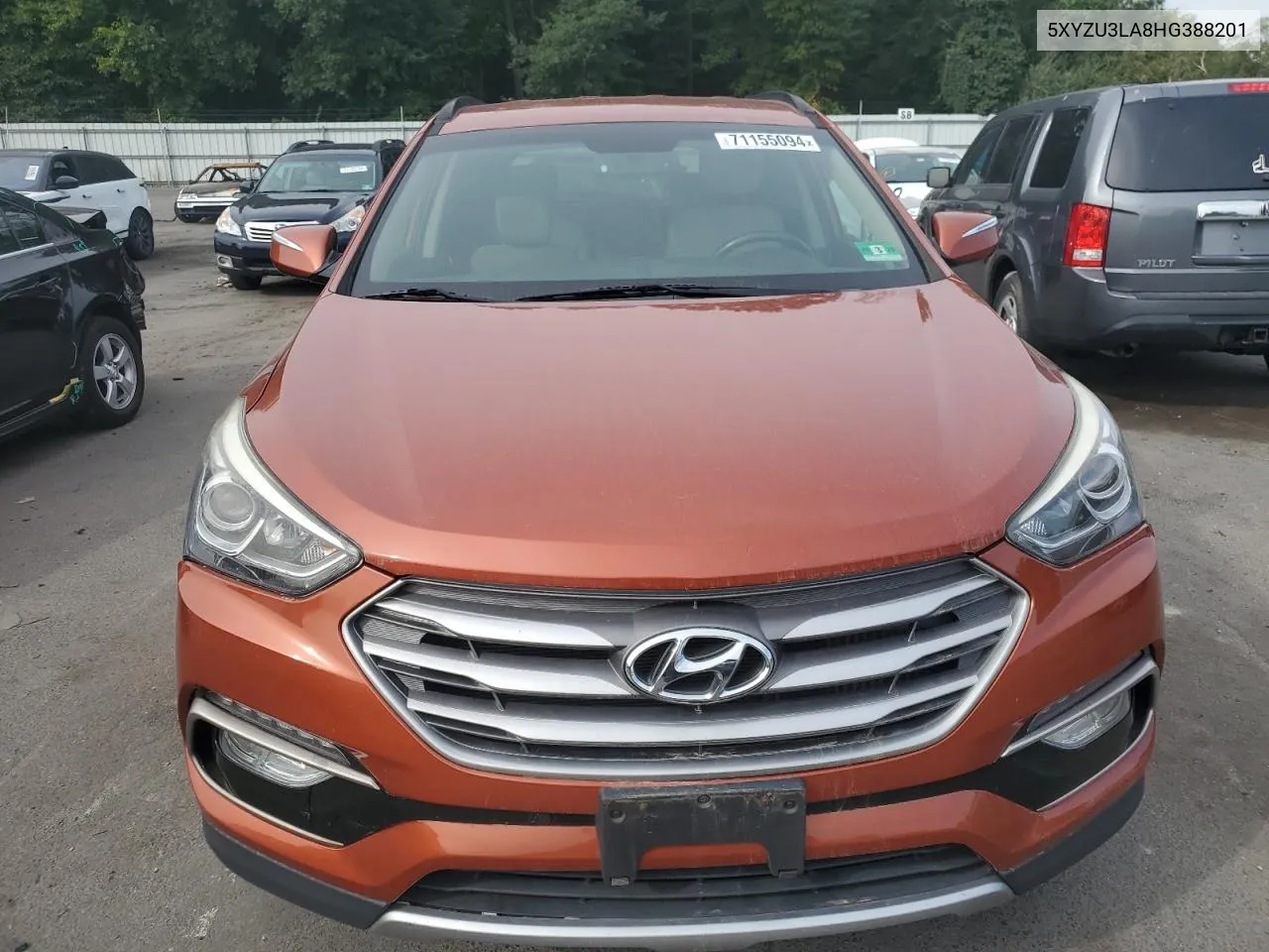 2017 Hyundai Santa Fe Sport VIN: 5XYZU3LA8HG388201 Lot: 71155094