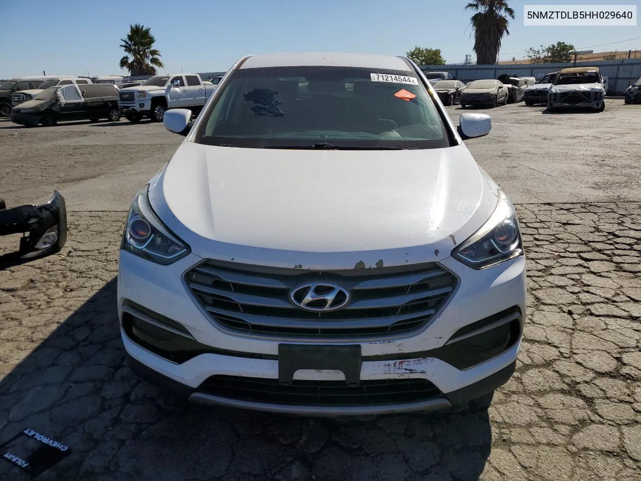 5NMZTDLB5HH029640 2017 Hyundai Santa Fe Sport