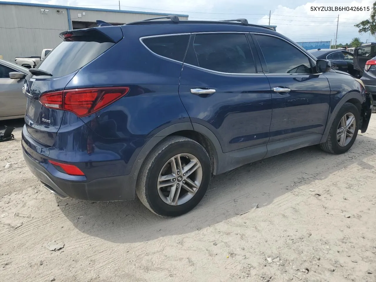 2017 Hyundai Santa Fe Sport VIN: 5XYZU3LB6HG426615 Lot: 71220694