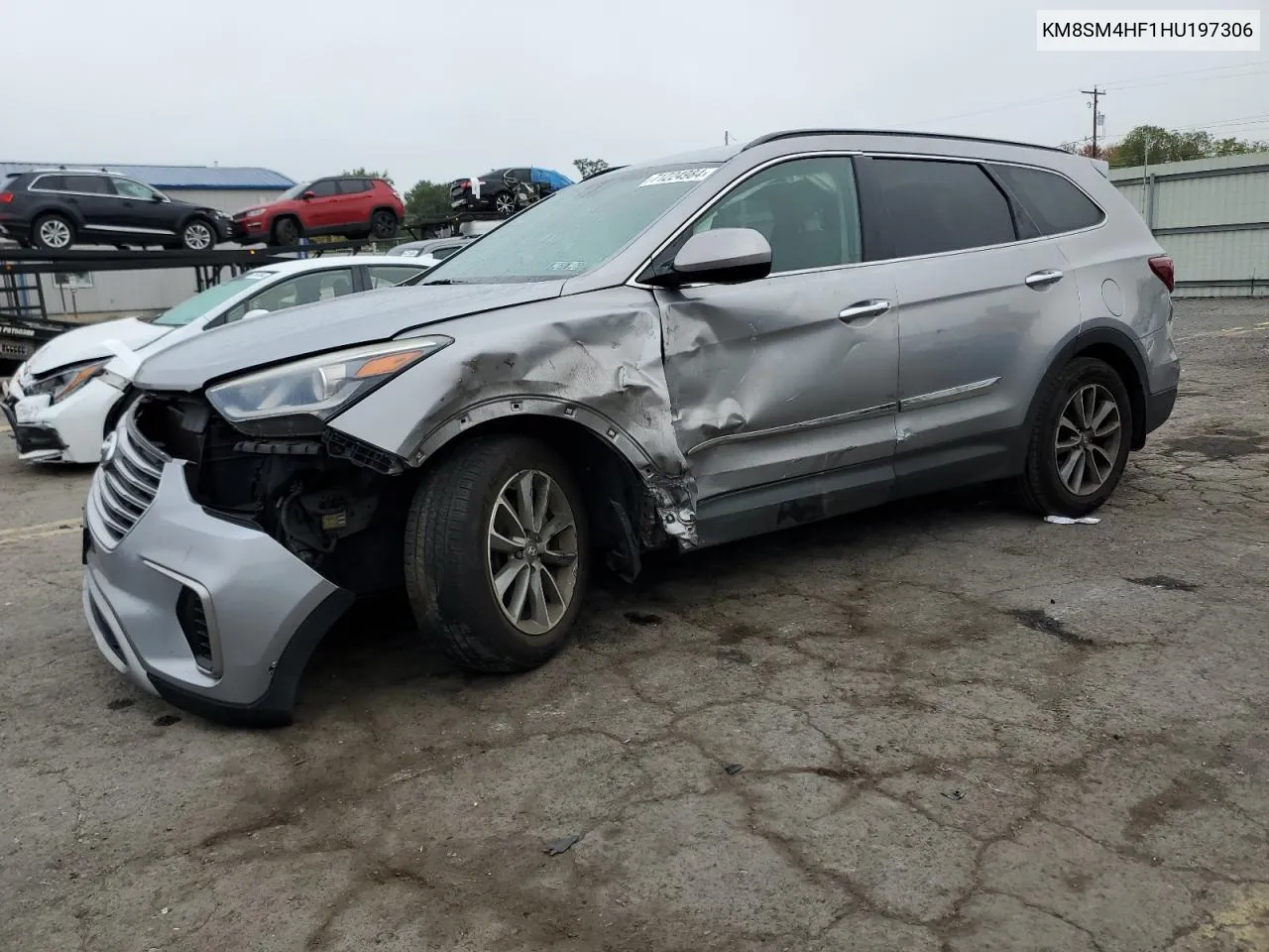 2017 Hyundai Santa Fe Se VIN: KM8SM4HF1HU197306 Lot: 71224984