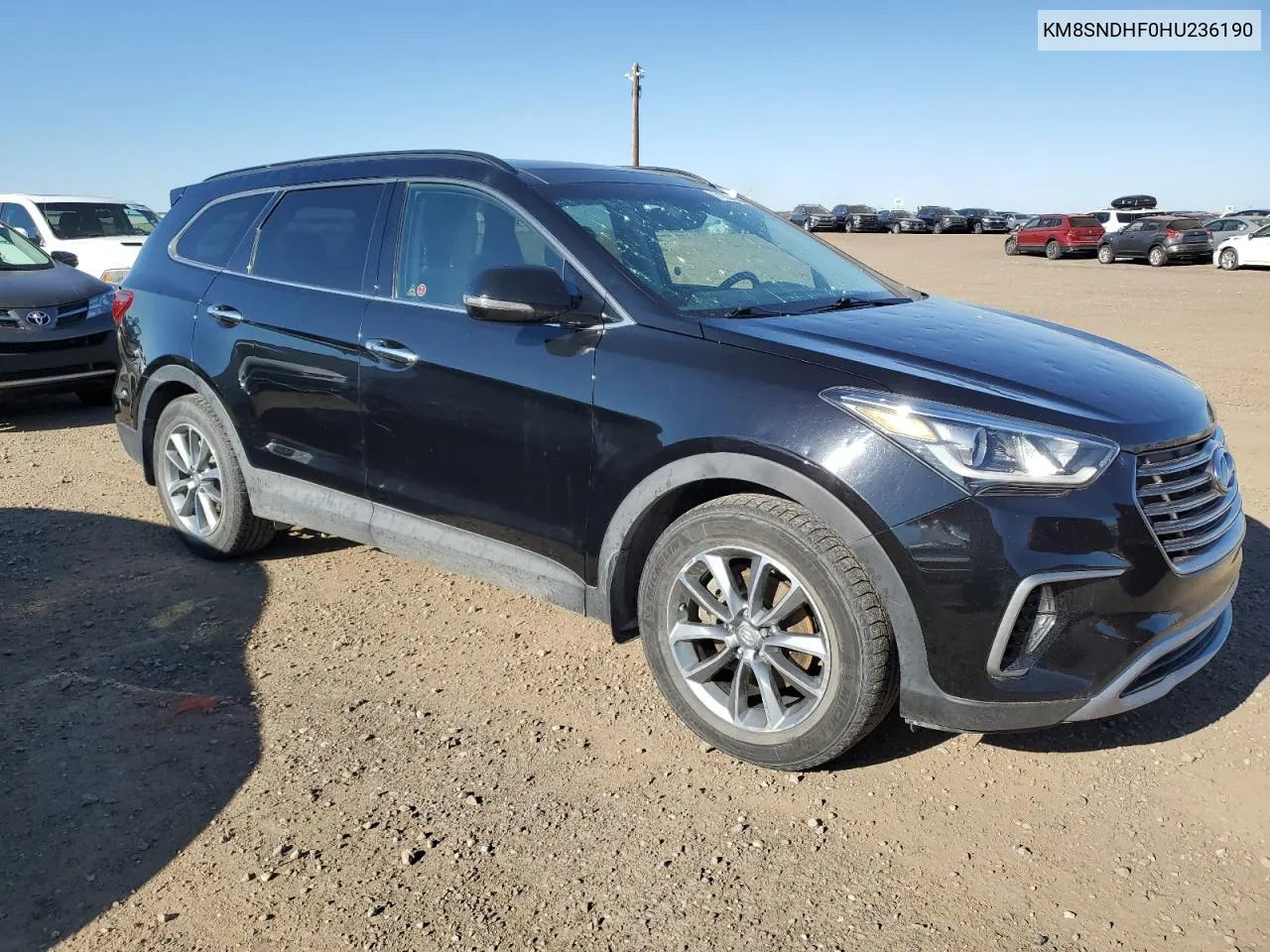 2017 Hyundai Santa Fe Se VIN: KM8SNDHF0HU236190 Lot: 71234904