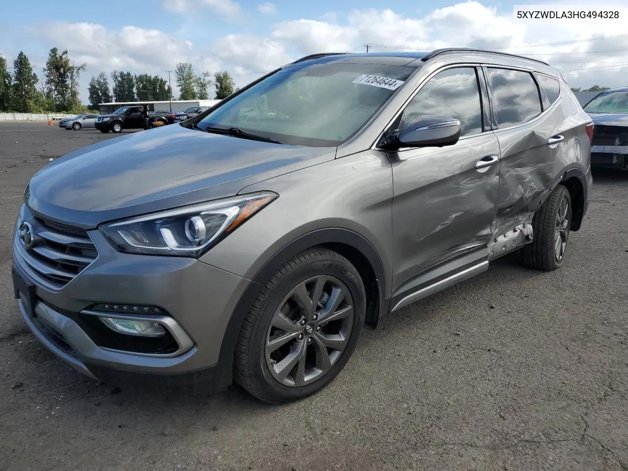 5XYZWDLA3HG494328 2017 Hyundai Santa Fe Sport