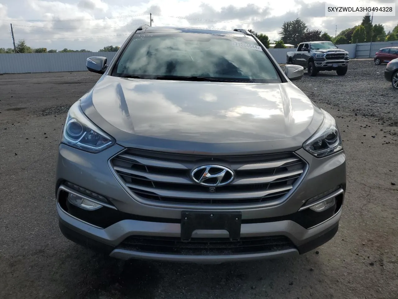 2017 Hyundai Santa Fe Sport VIN: 5XYZWDLA3HG494328 Lot: 71264644