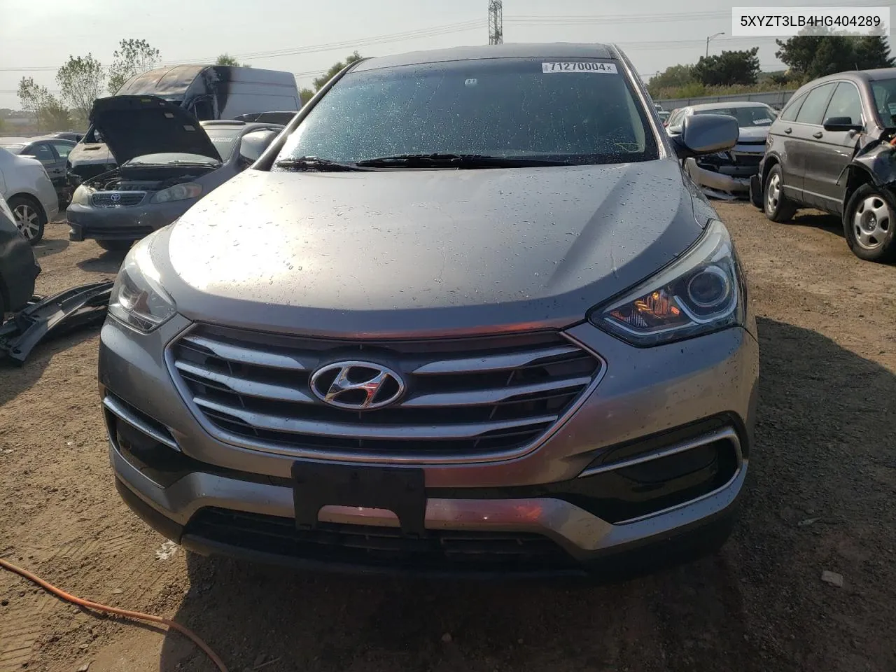 2017 Hyundai Santa Fe Sport VIN: 5XYZT3LB4HG404289 Lot: 71270004