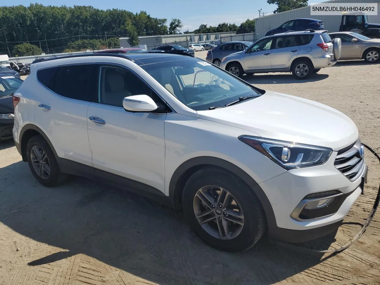 5NMZUDLB6HH046492 2017 Hyundai Santa Fe Sport