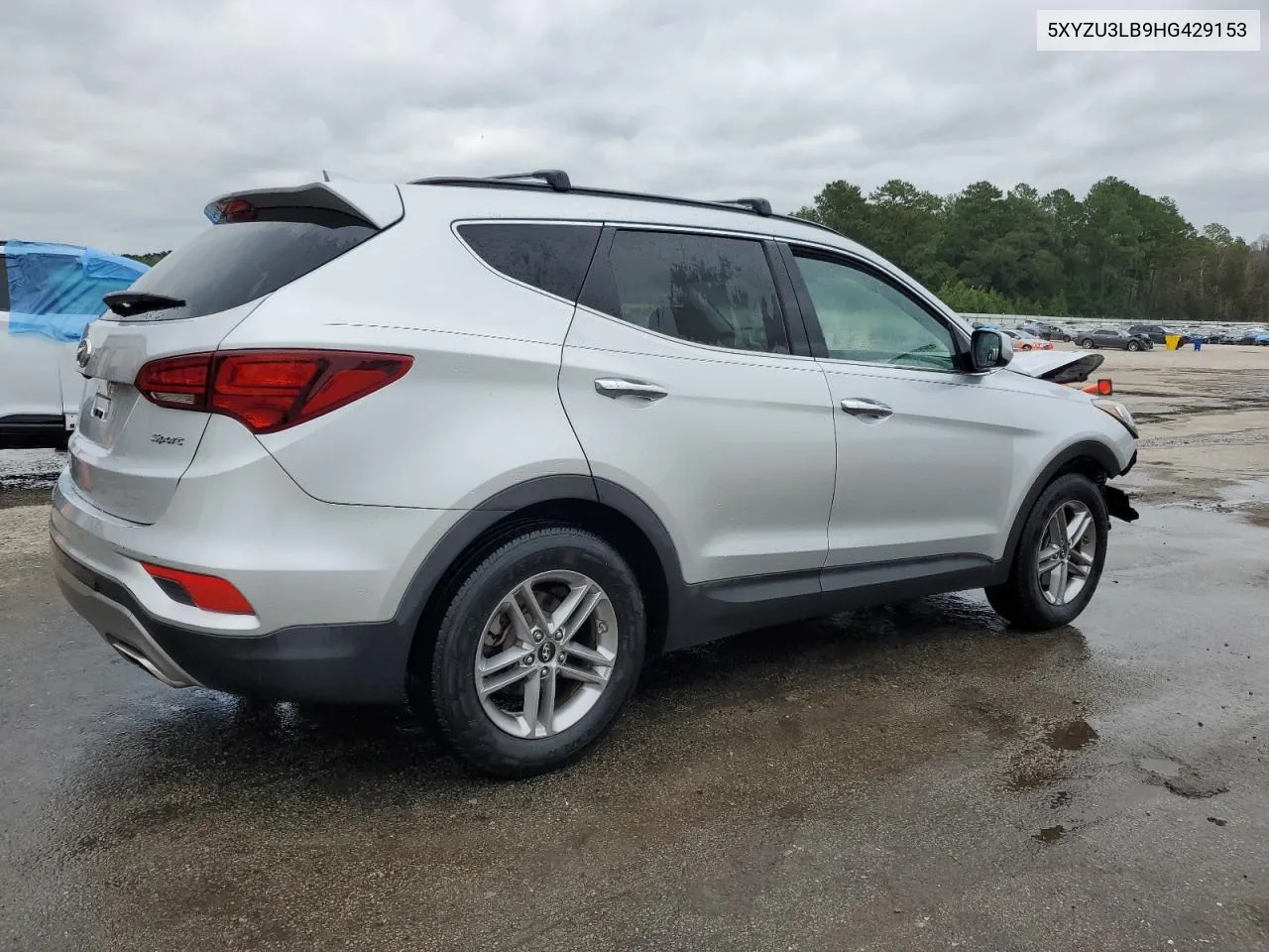 2017 Hyundai Santa Fe Sport VIN: 5XYZU3LB9HG429153 Lot: 71444194