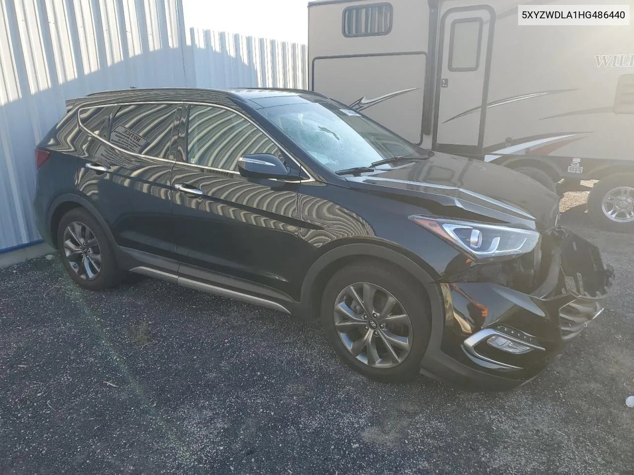 2017 Hyundai Santa Fe Sport VIN: 5XYZWDLA1HG486440 Lot: 71458604