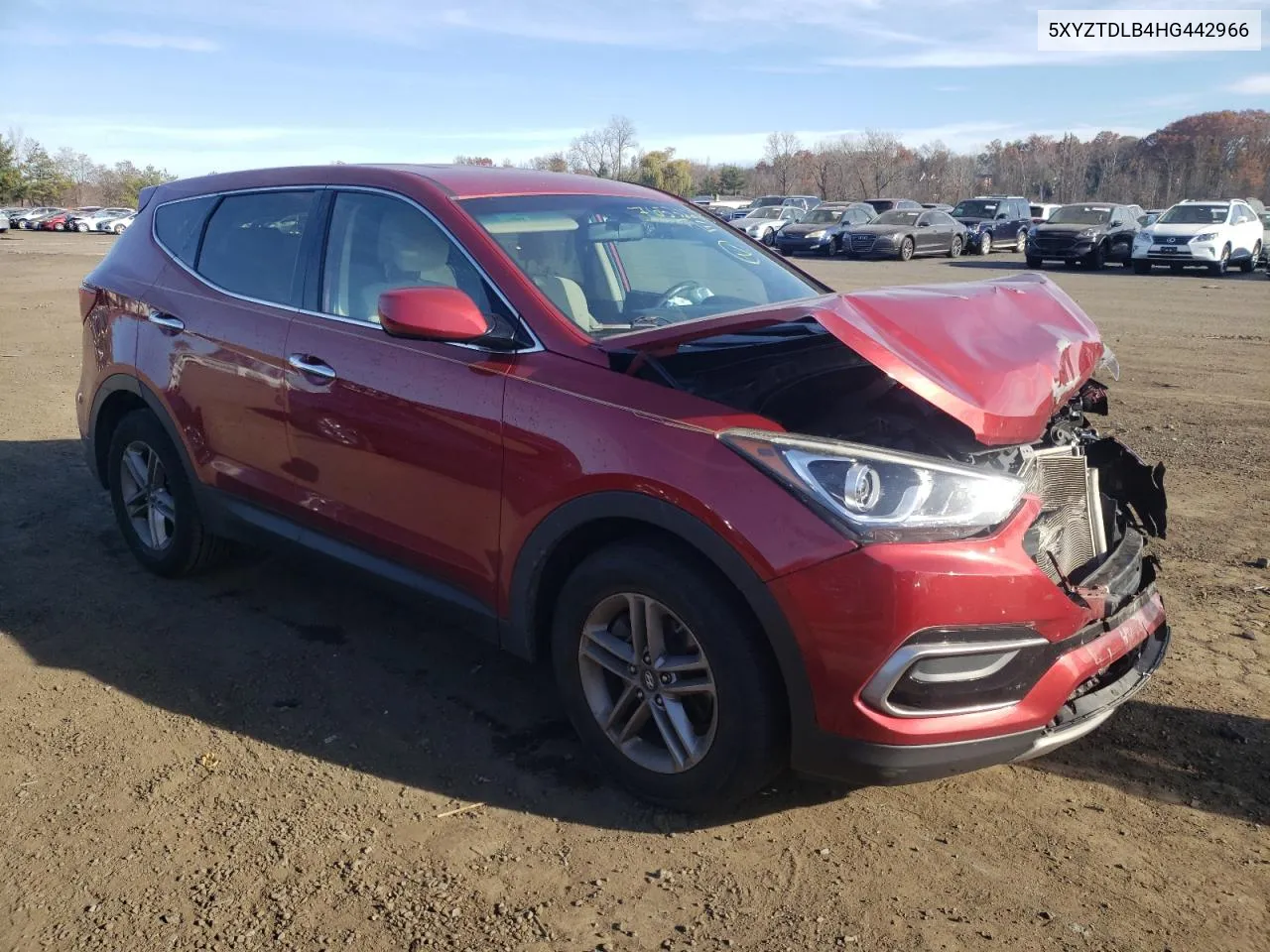 2017 Hyundai Santa Fe Sport VIN: 5XYZTDLB4HG442966 Lot: 71466964