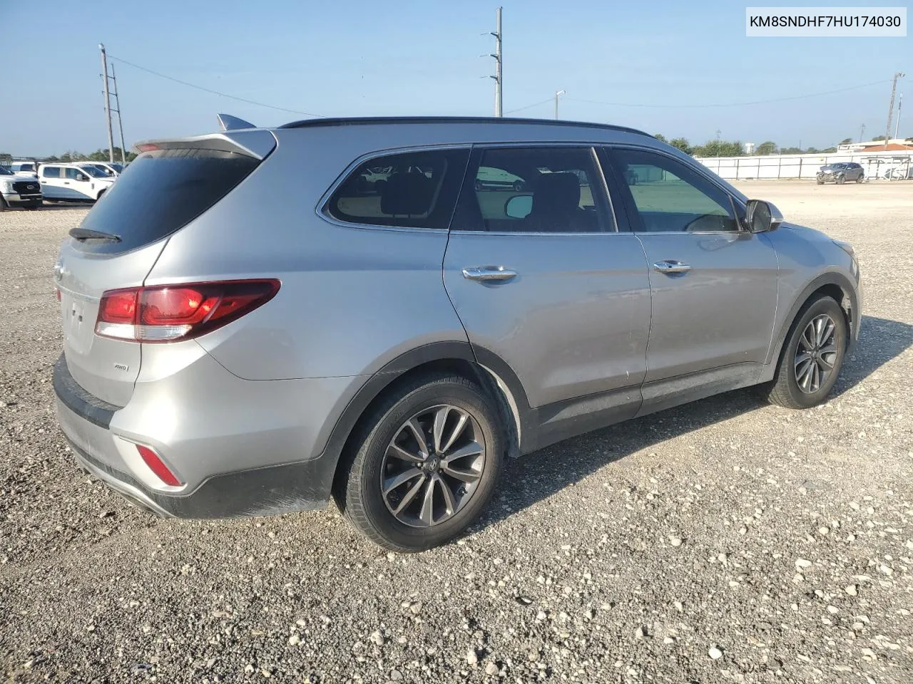 2017 Hyundai Santa Fe Se VIN: KM8SNDHF7HU174030 Lot: 71481654