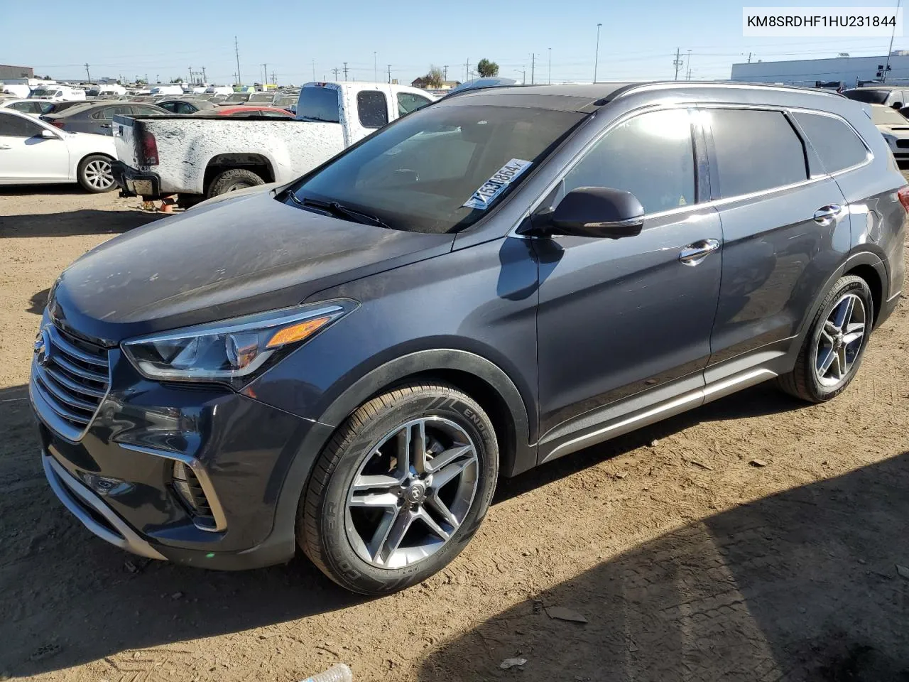 2017 Hyundai Santa Fe Se Ultimate VIN: KM8SRDHF1HU231844 Lot: 71530864