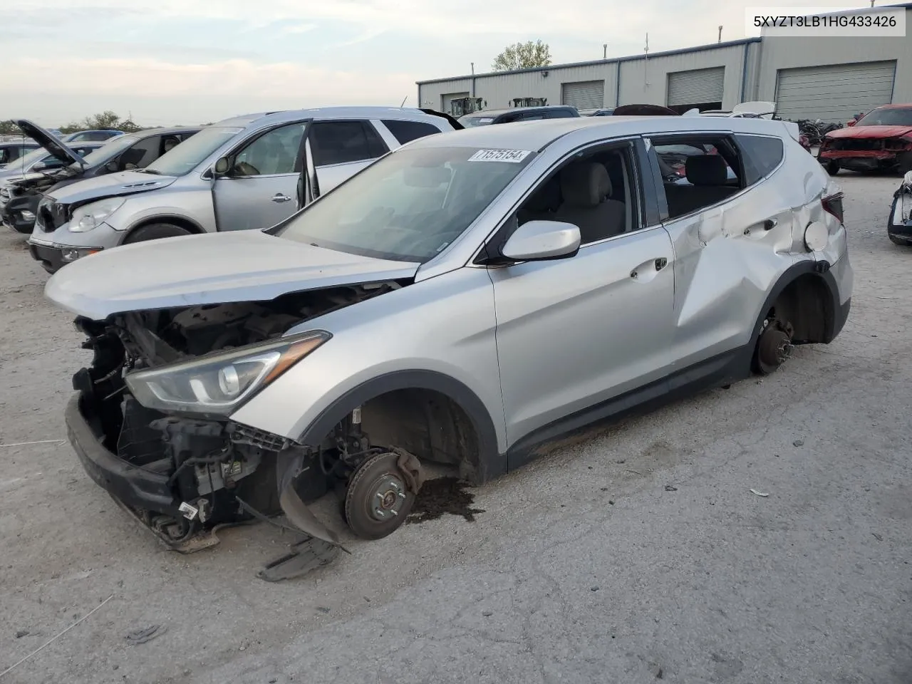 5XYZT3LB1HG433426 2017 Hyundai Santa Fe Sport