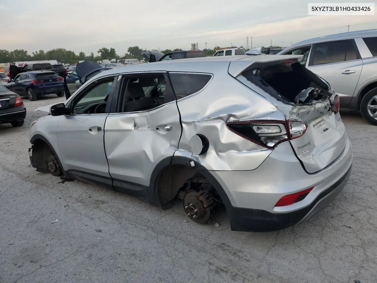 2017 Hyundai Santa Fe Sport VIN: 5XYZT3LB1HG433426 Lot: 71575154