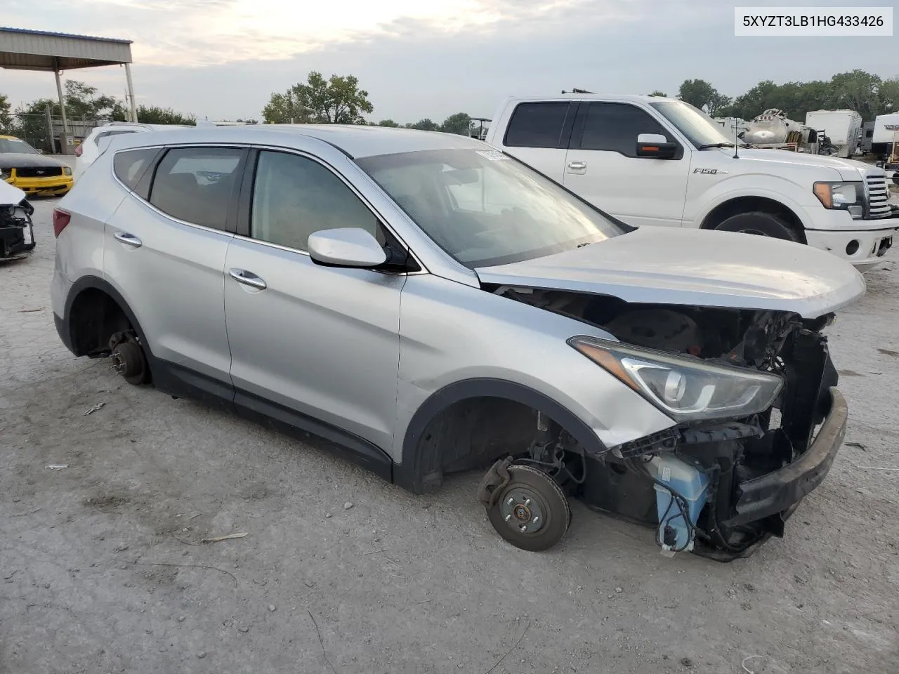 2017 Hyundai Santa Fe Sport VIN: 5XYZT3LB1HG433426 Lot: 71575154