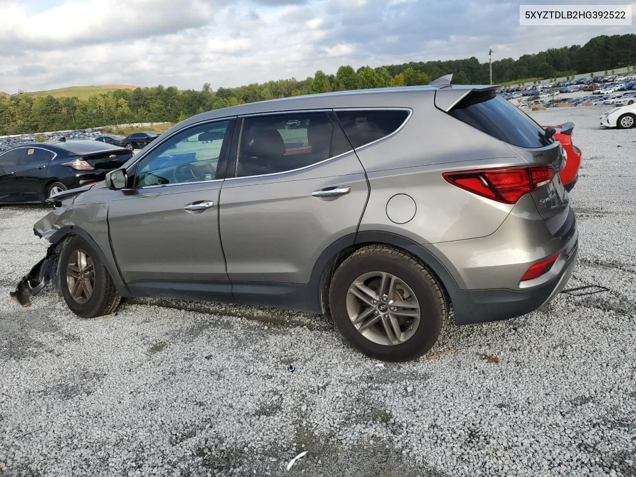 2017 Hyundai Santa Fe Sport VIN: 5XYZTDLB2HG392522 Lot: 71732994