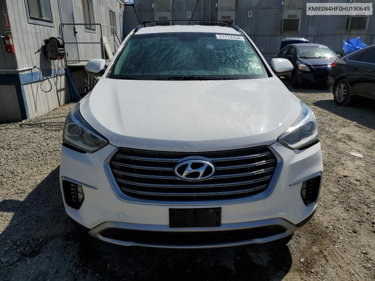 2017 Hyundai Santa Fe Se VIN: KM8SN4HF0HU190649 Lot: 71772434