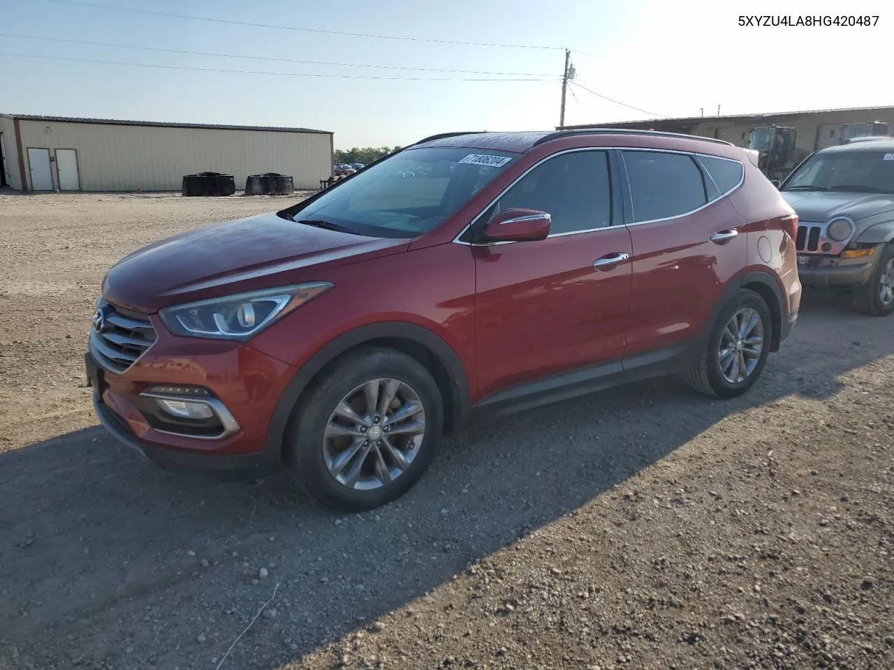 5XYZU4LA8HG420487 2017 Hyundai Santa Fe Sport