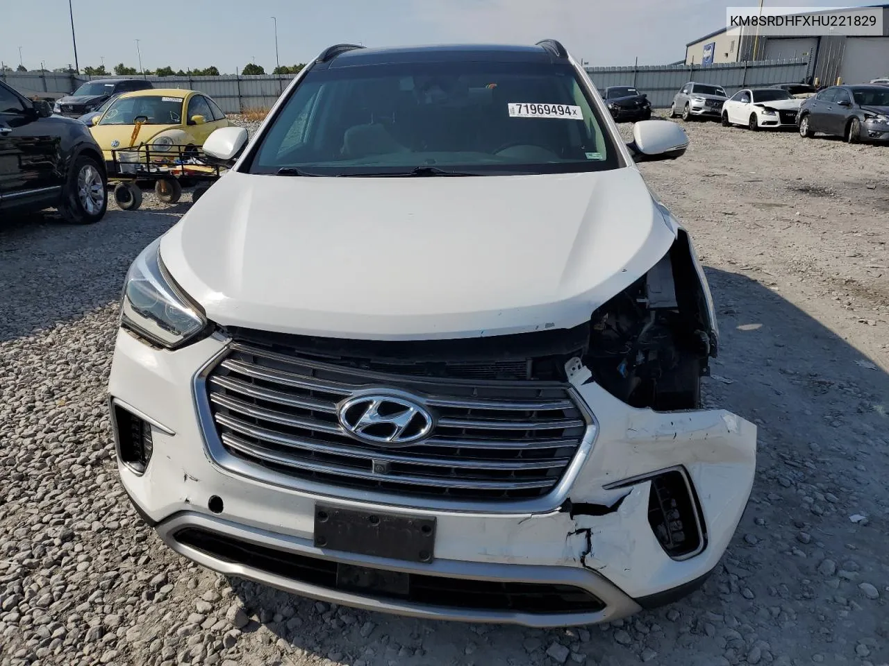 KM8SRDHFXHU221829 2017 Hyundai Santa Fe Se Ultimate