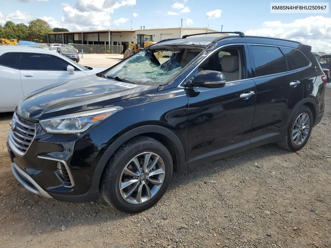 KM8SN4HF8HU250967 2017 Hyundai Santa Fe Se