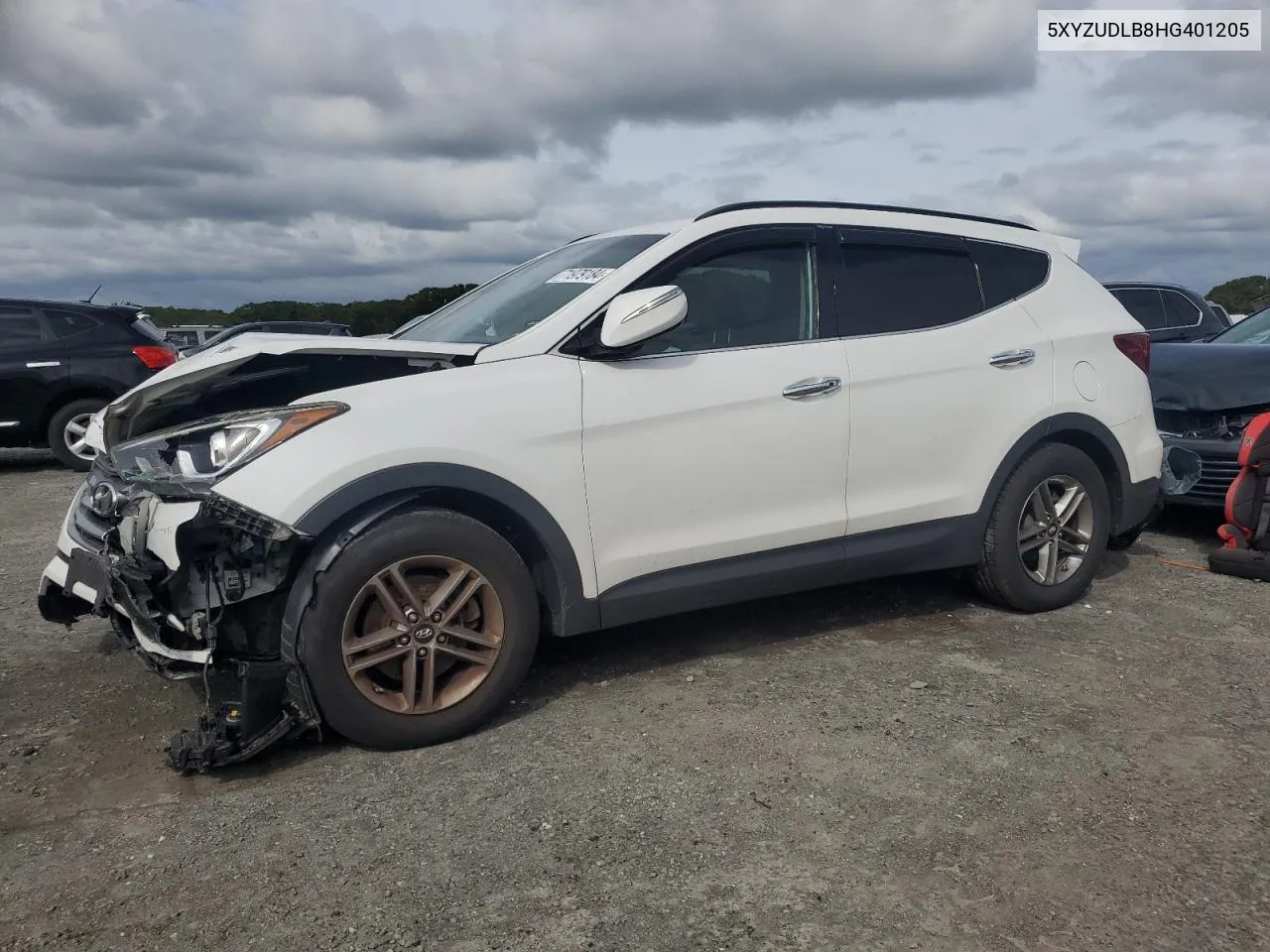 2017 Hyundai Santa Fe Sport VIN: 5XYZUDLB8HG401205 Lot: 71979184