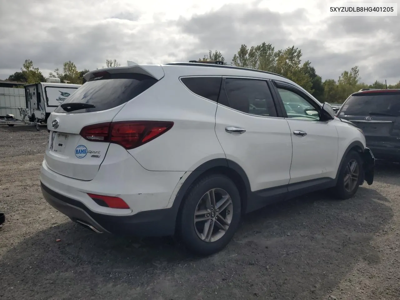 5XYZUDLB8HG401205 2017 Hyundai Santa Fe Sport