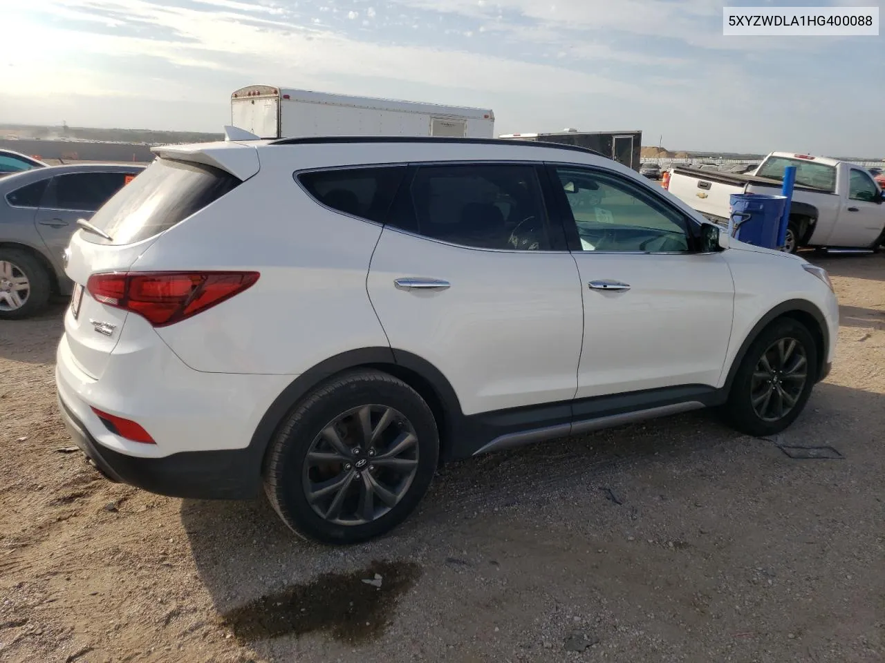 5XYZWDLA1HG400088 2017 Hyundai Santa Fe Sport