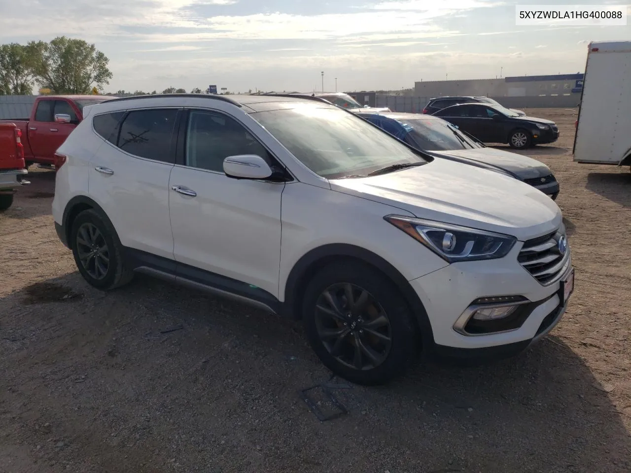 5XYZWDLA1HG400088 2017 Hyundai Santa Fe Sport