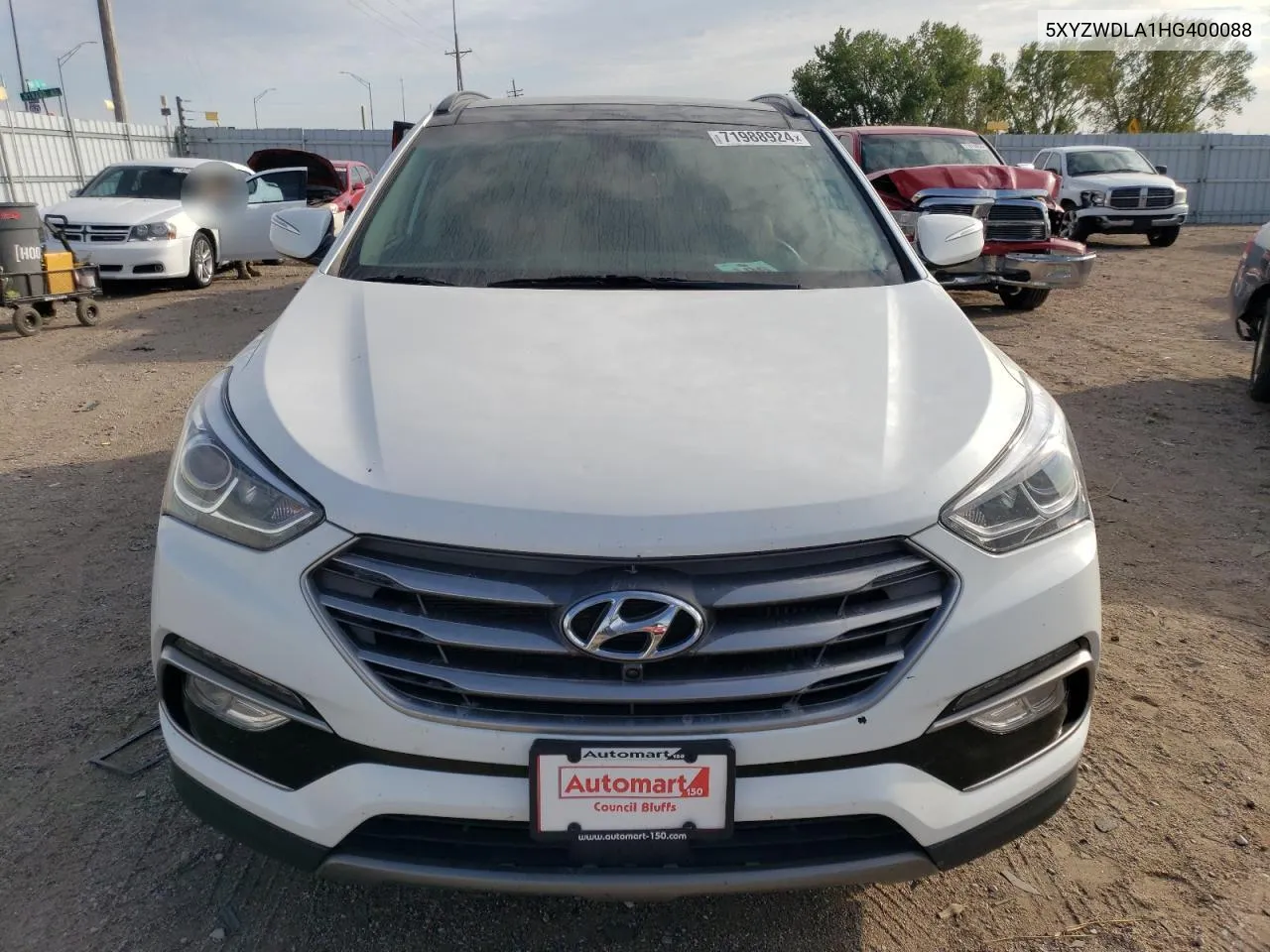 5XYZWDLA1HG400088 2017 Hyundai Santa Fe Sport