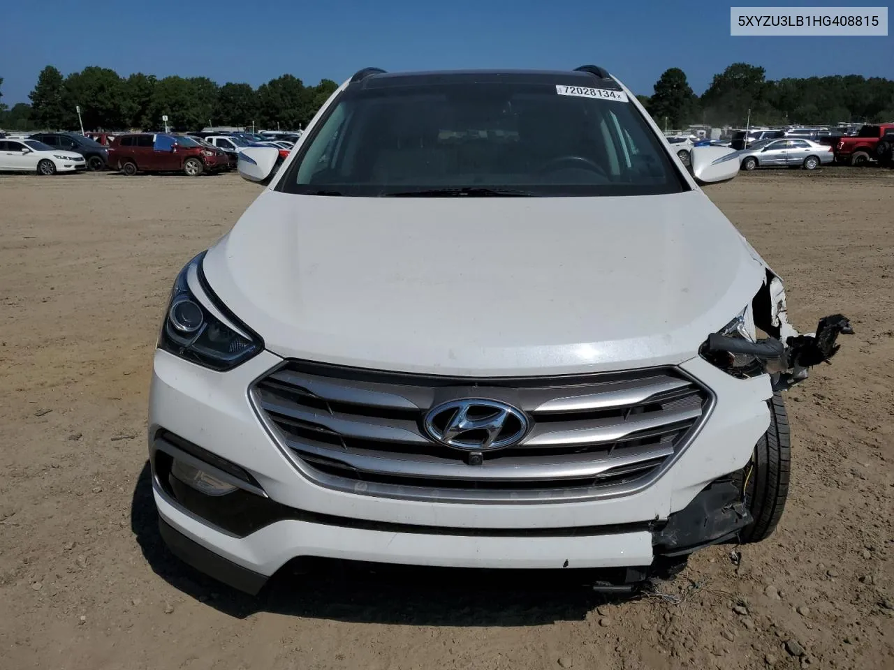 2017 Hyundai Santa Fe Sport VIN: 5XYZU3LB1HG408815 Lot: 72028134