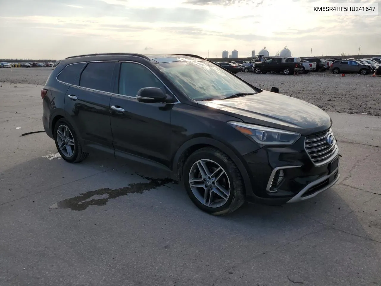 2017 Hyundai Santa Fe Se Ultimate VIN: KM8SR4HF5HU241647 Lot: 72088034