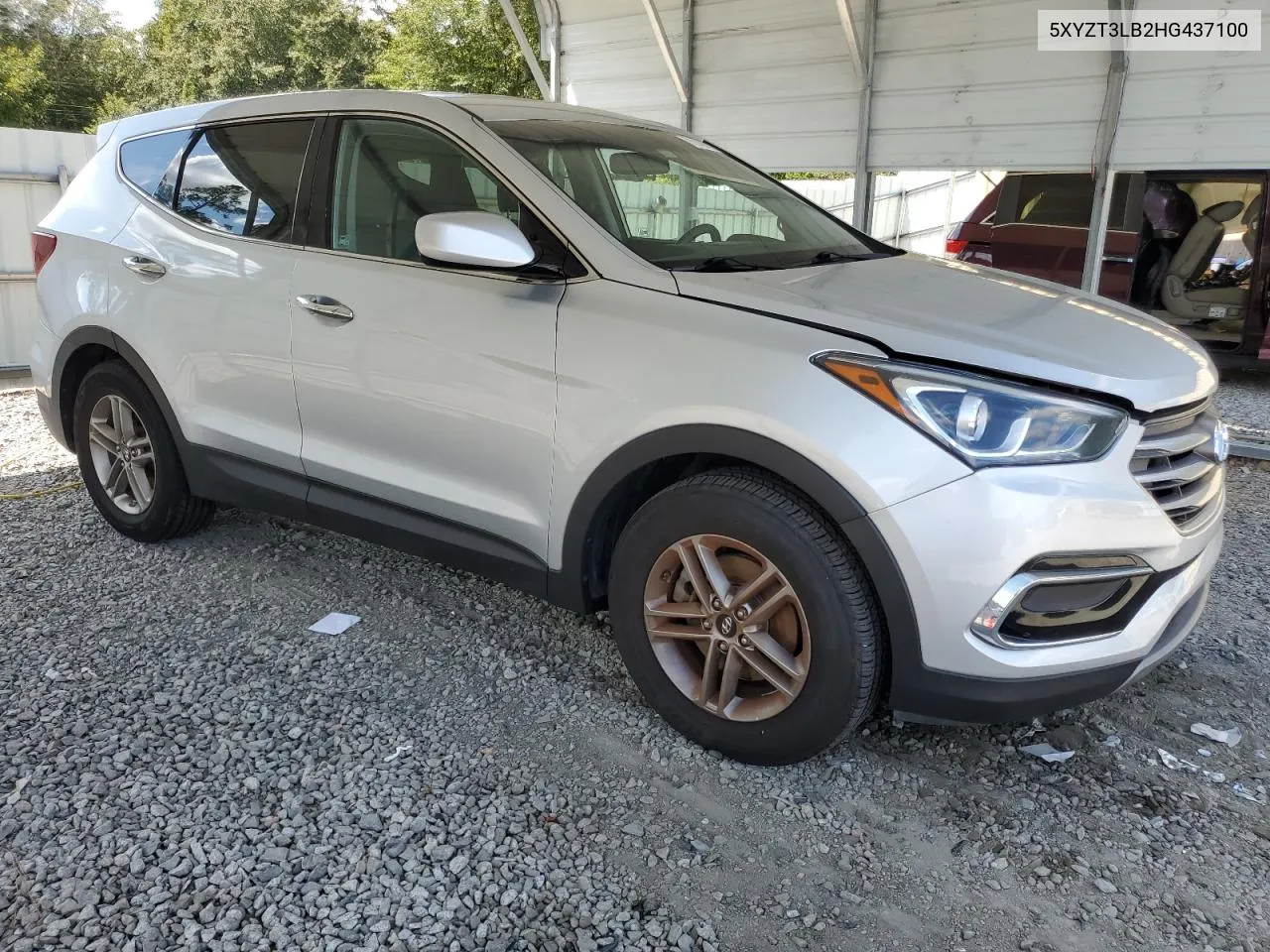 2017 Hyundai Santa Fe Sport VIN: 5XYZT3LB2HG437100 Lot: 72148974