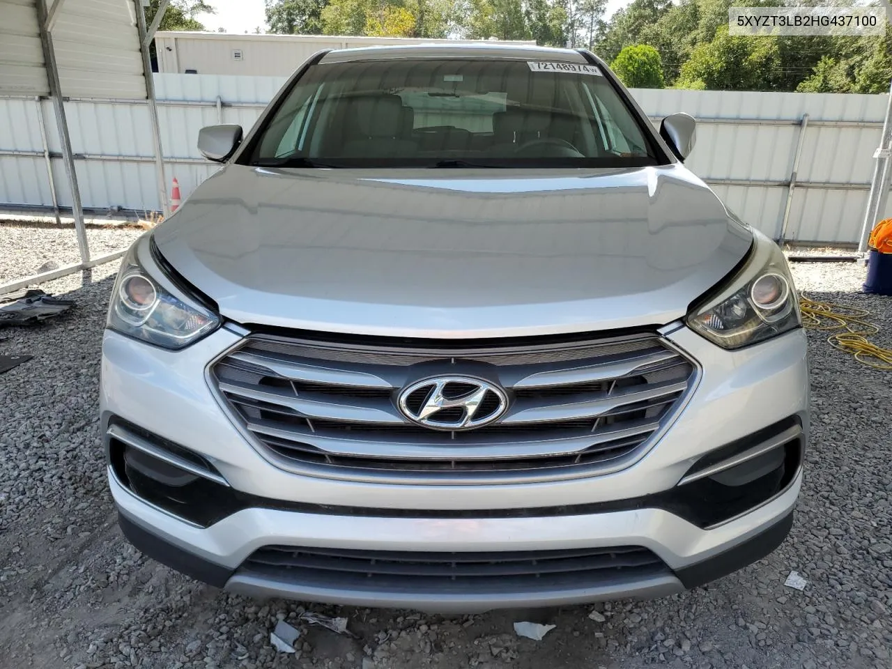 5XYZT3LB2HG437100 2017 Hyundai Santa Fe Sport