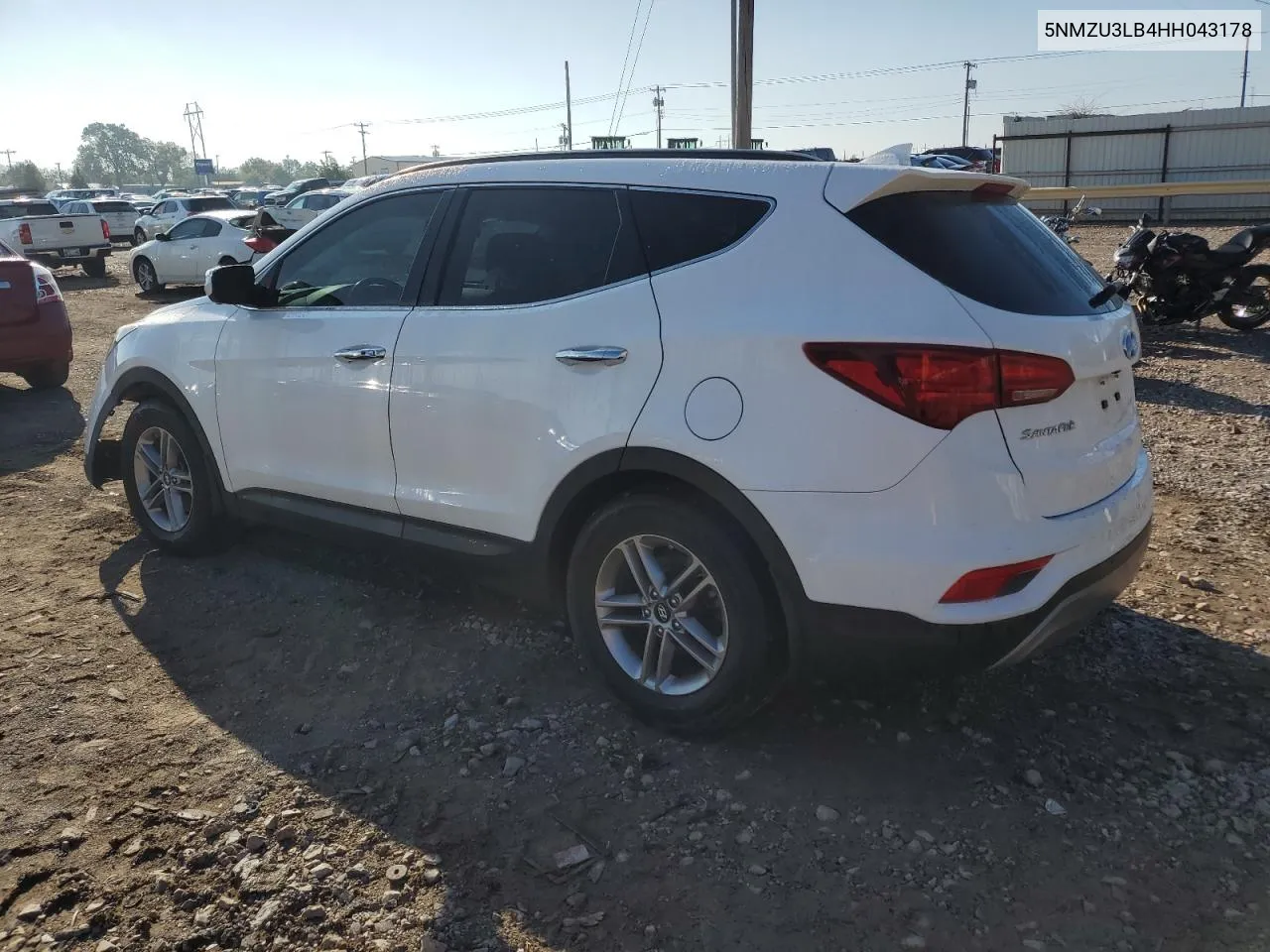 2017 Hyundai Santa Fe Sport VIN: 5NMZU3LB4HH043178 Lot: 72169764