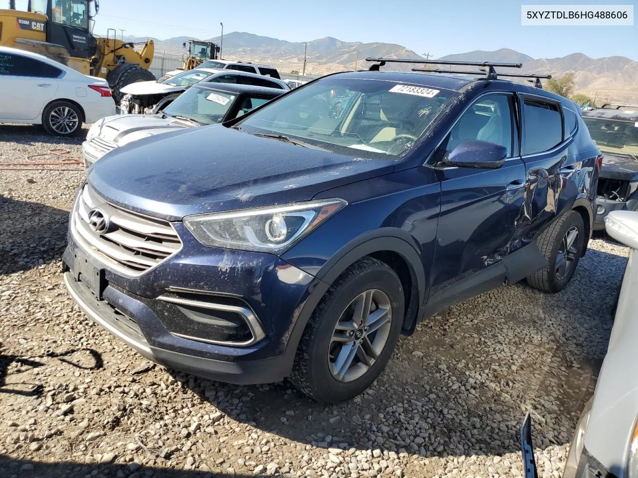 2017 Hyundai Santa Fe Sport VIN: 5XYZTDLB6HG488606 Lot: 72183324