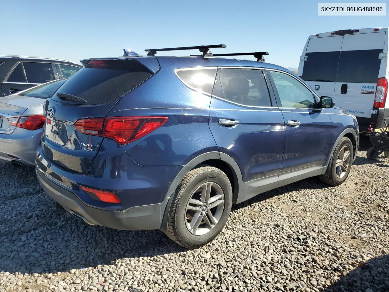 2017 Hyundai Santa Fe Sport VIN: 5XYZTDLB6HG488606 Lot: 72183324