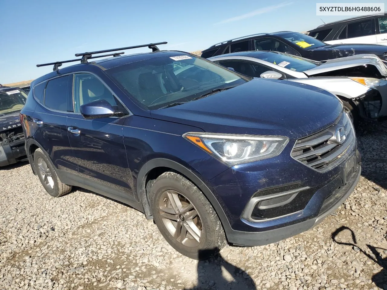 2017 Hyundai Santa Fe Sport VIN: 5XYZTDLB6HG488606 Lot: 72183324