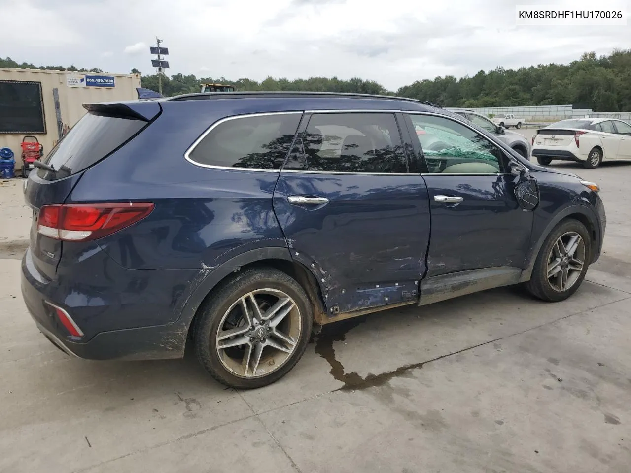 KM8SRDHF1HU170026 2017 Hyundai Santa Fe Se Ultimate