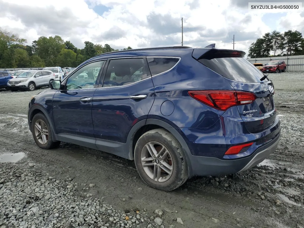 2017 Hyundai Santa Fe Sport VIN: 5XYZU3LB4HG500050 Lot: 72228034