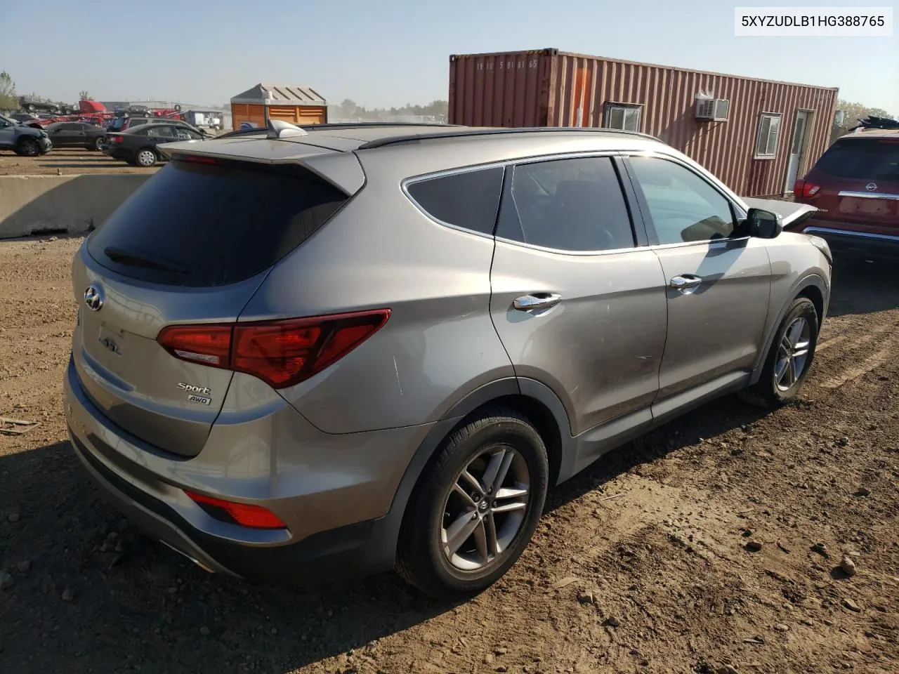 2017 Hyundai Santa Fe Sport VIN: 5XYZUDLB1HG388765 Lot: 72249504