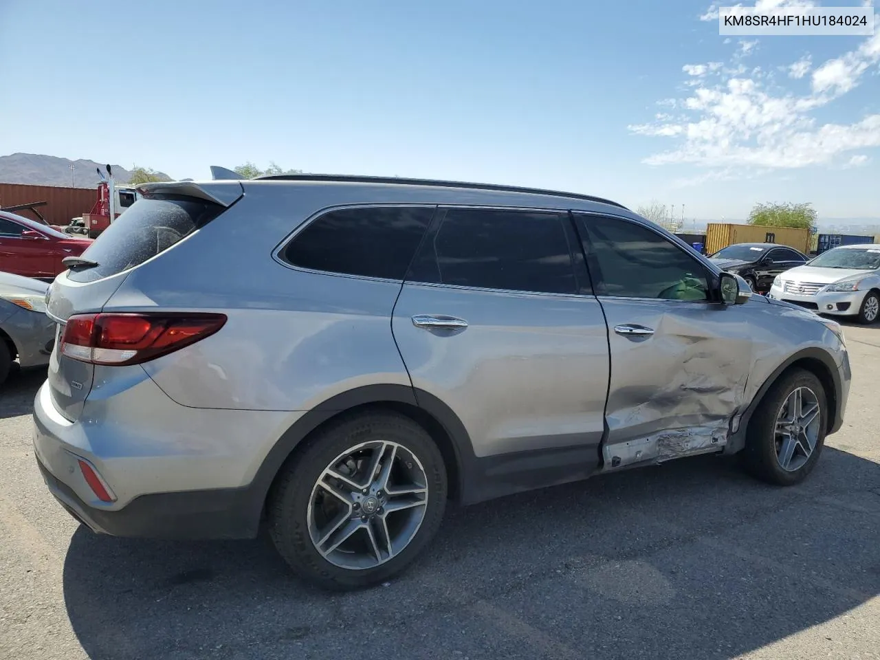 KM8SR4HF1HU184024 2017 Hyundai Santa Fe Se Ultimate