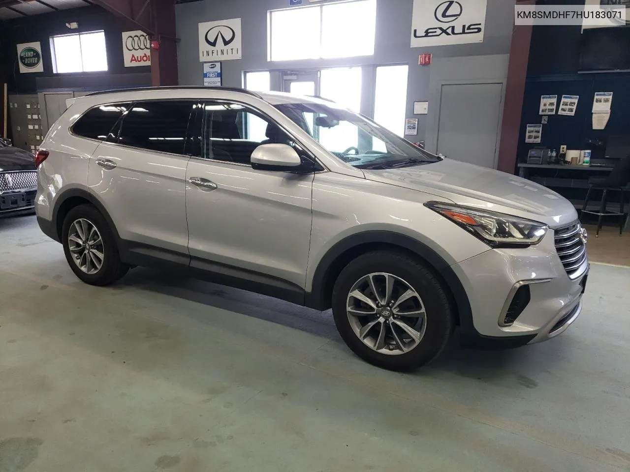 2017 Hyundai Santa Fe Se VIN: KM8SMDHF7HU183071 Lot: 72306694