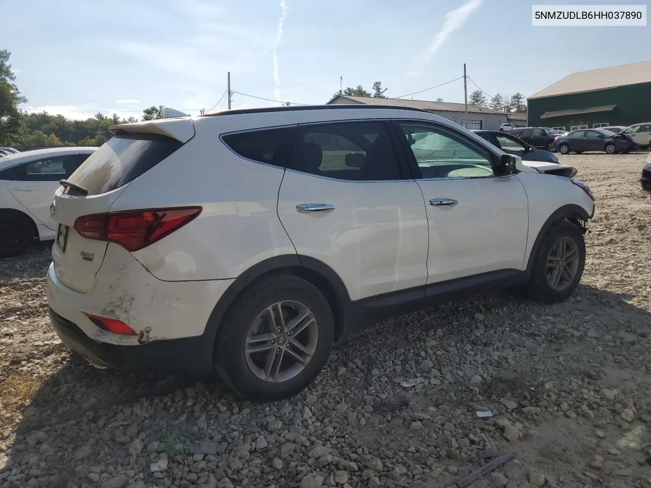 2017 Hyundai Santa Fe Sport VIN: 5NMZUDLB6HH037890 Lot: 72326874