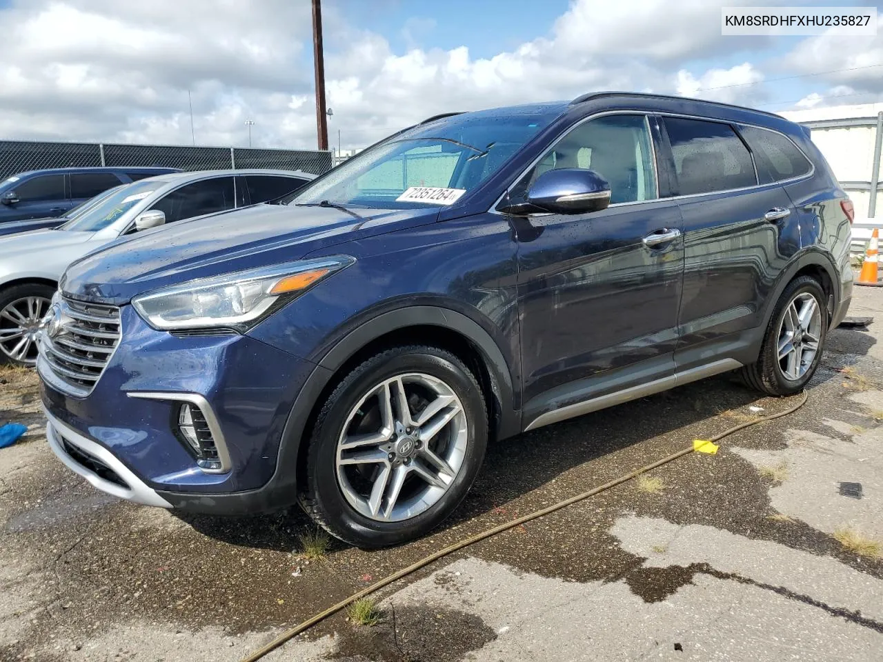 KM8SRDHFXHU235827 2017 Hyundai Santa Fe Se Ultimate