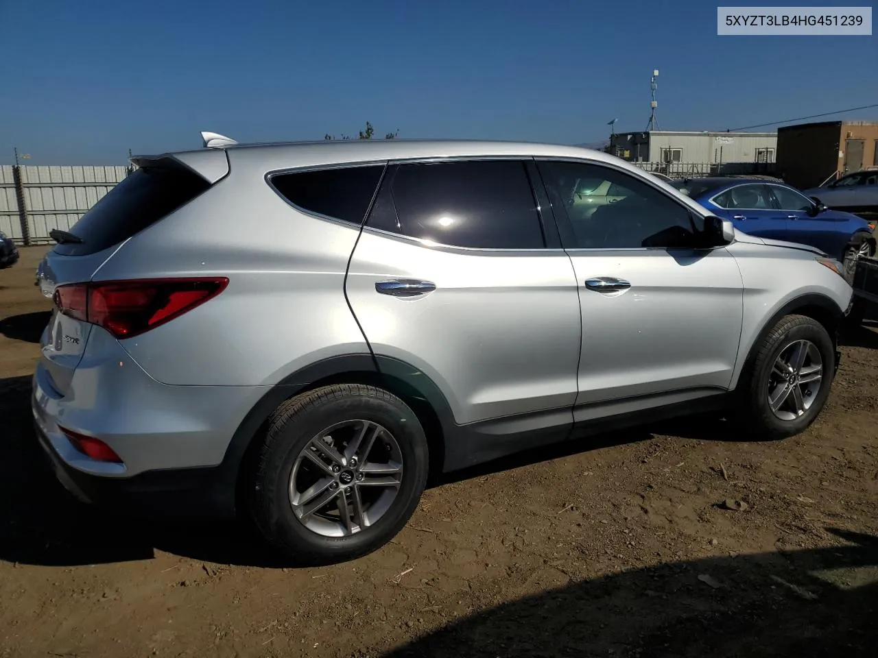 2017 Hyundai Santa Fe Sport VIN: 5XYZT3LB4HG451239 Lot: 72494274