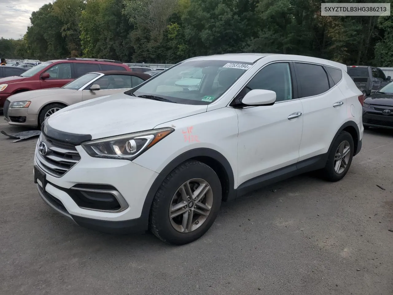 5XYZTDLB3HG386213 2017 Hyundai Santa Fe Sport