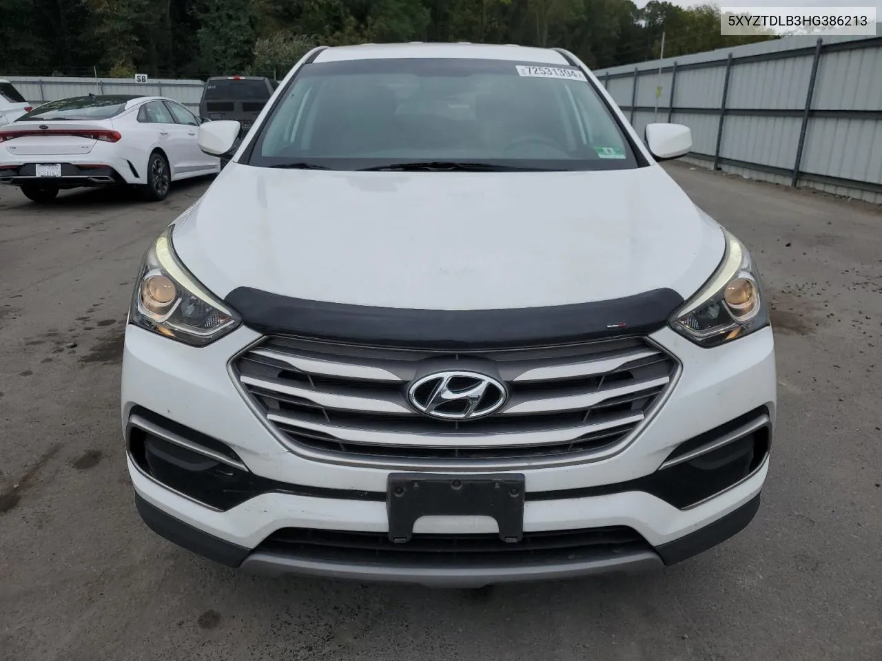 2017 Hyundai Santa Fe Sport VIN: 5XYZTDLB3HG386213 Lot: 72531394