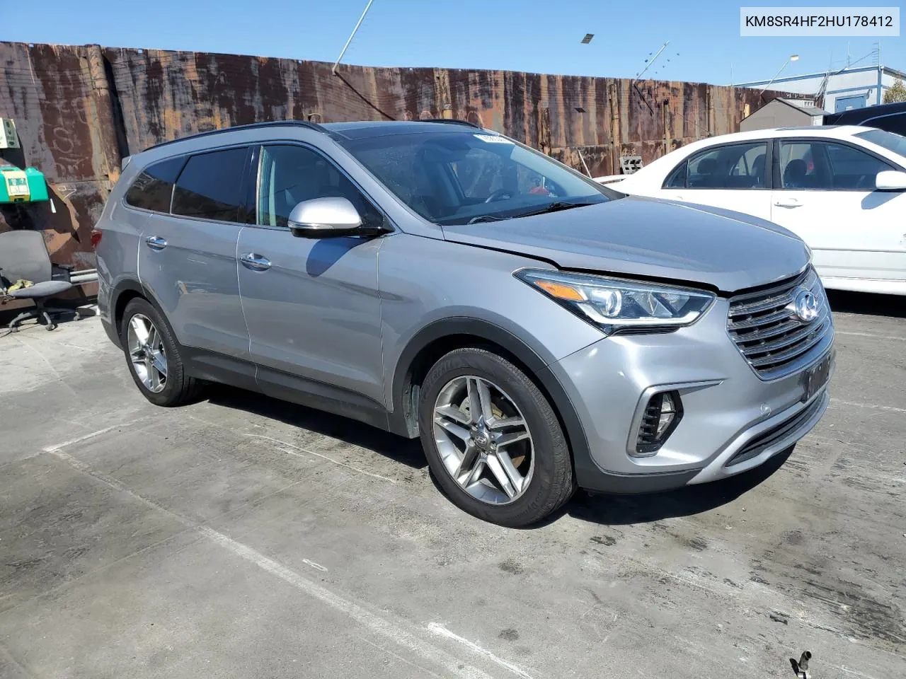 KM8SR4HF2HU178412 2017 Hyundai Santa Fe Se Ultimate