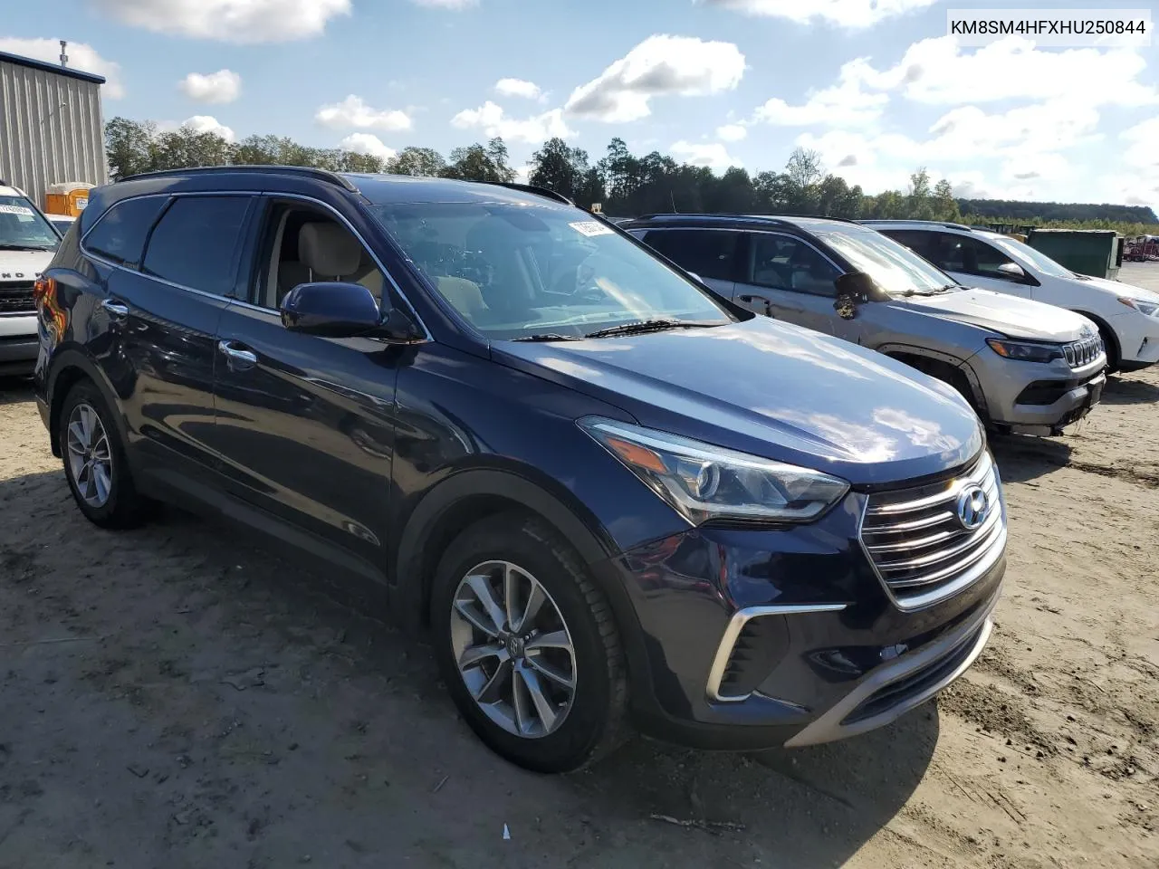 KM8SM4HFXHU250844 2017 Hyundai Santa Fe Se