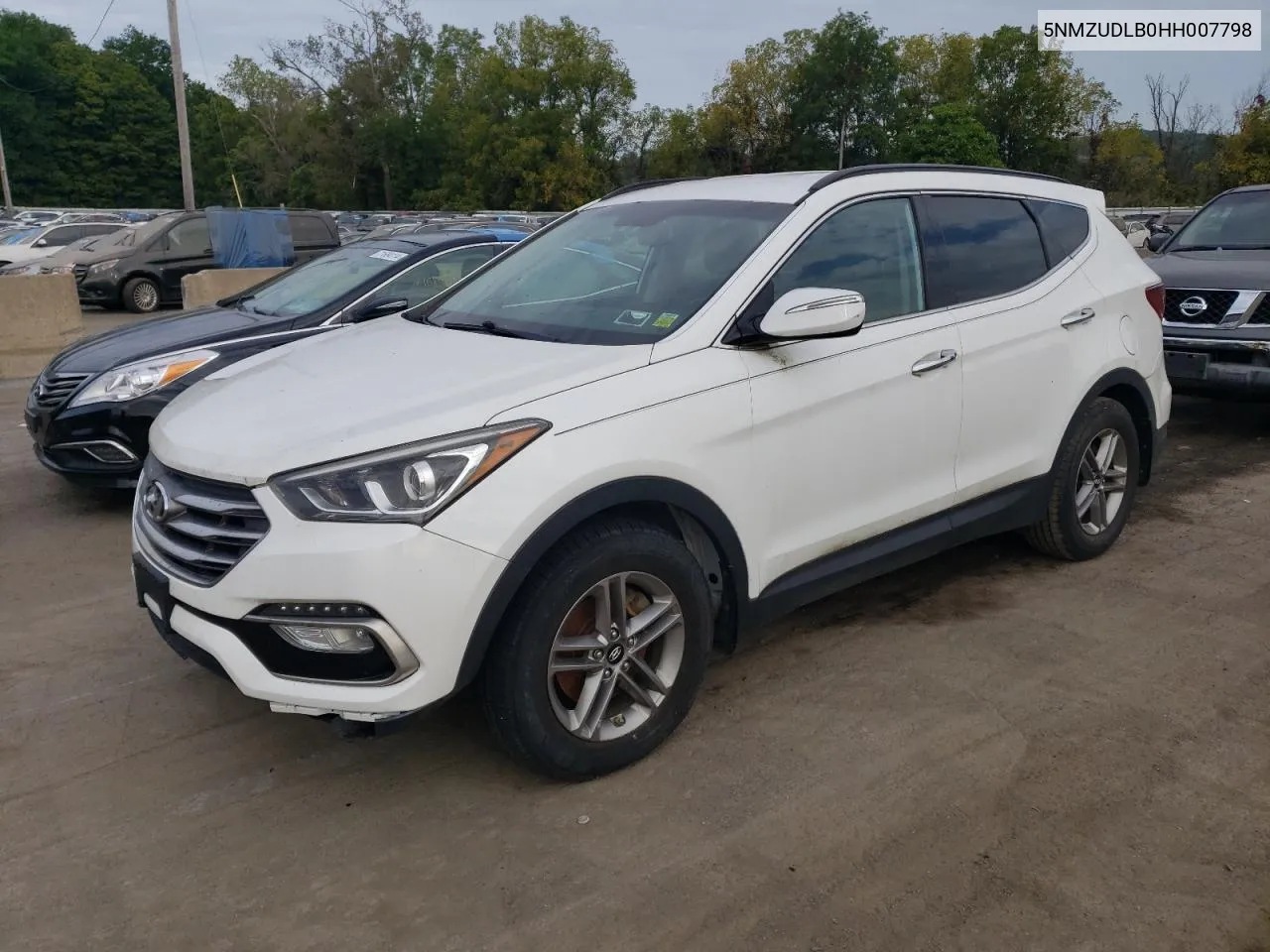 2017 Hyundai Santa Fe Sport VIN: 5NMZUDLB0HH007798 Lot: 72575634