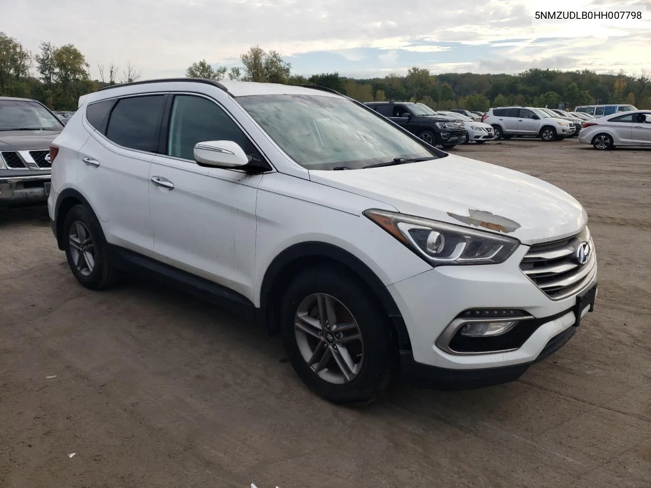 2017 Hyundai Santa Fe Sport VIN: 5NMZUDLB0HH007798 Lot: 72575634