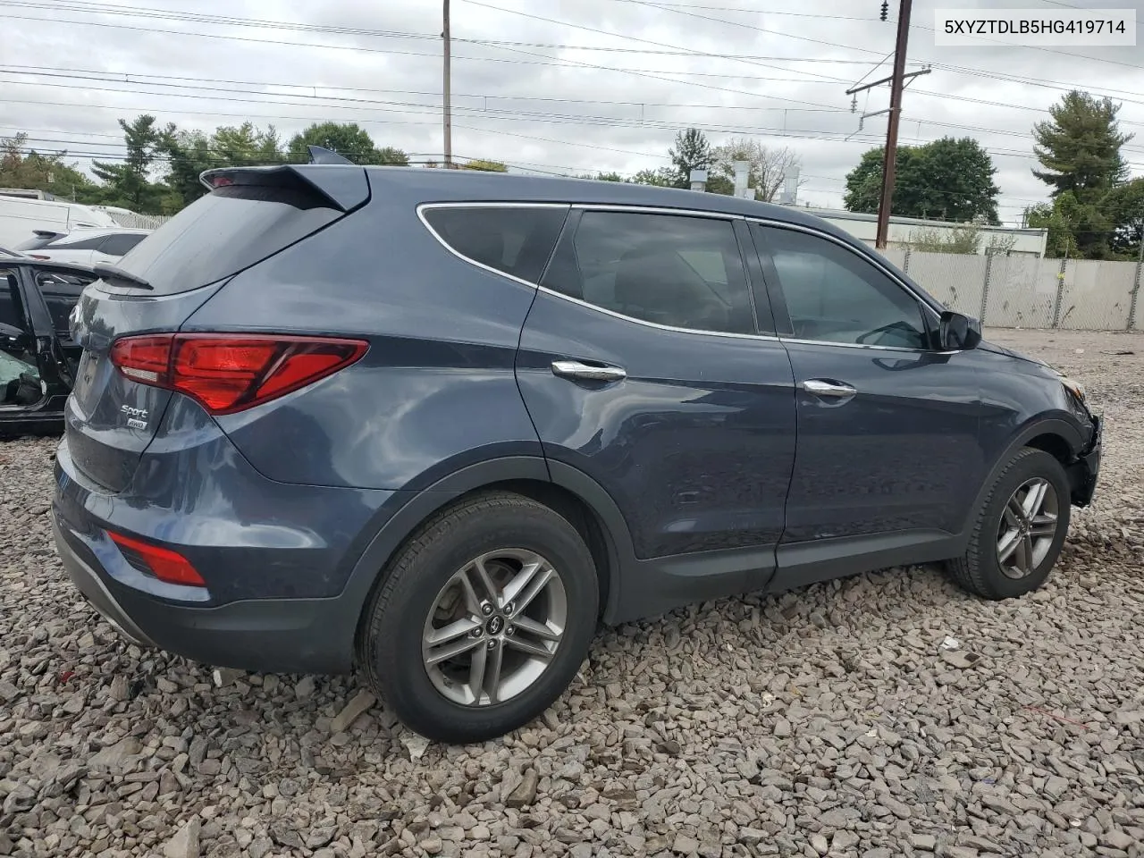 2017 Hyundai Santa Fe Sport VIN: 5XYZTDLB5HG419714 Lot: 72599934